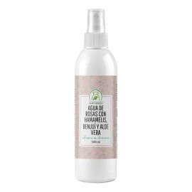 Agua De Rosas Con Hamamelis, Benjuí Y Aloe Vera 500 Ml Normal A Grasa Día/noche