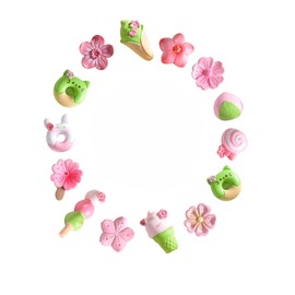 SAFITOYA 3D Sakura Flower Shoe Charms - 14PCS Cute Resin Cherry Blossom Decorations for Girls, Women, Adults Teens - Sandal Bracelet Wristband Accessories for Birthday Party, One Size, Plastic, No