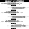 12PCS Damaged Screw Extractor Set, Screw Extractor Set Broken Screw