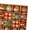 predolo 36Pcs Christmas Balls Christmas Tree Ornaments,Ball Christmas Tree Baubles