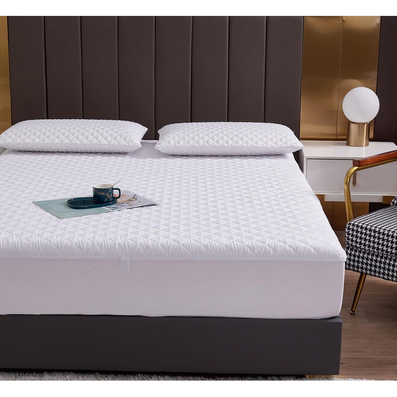 Twin Size Waterproof Mattress Protector, Quilted Cooling Fitted Bed Mattress