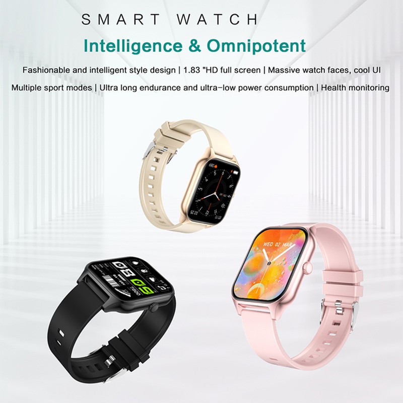 1.83 Inches Smartwatch IP67 Water Resistant Sports Watch BT5.2 Intelligent