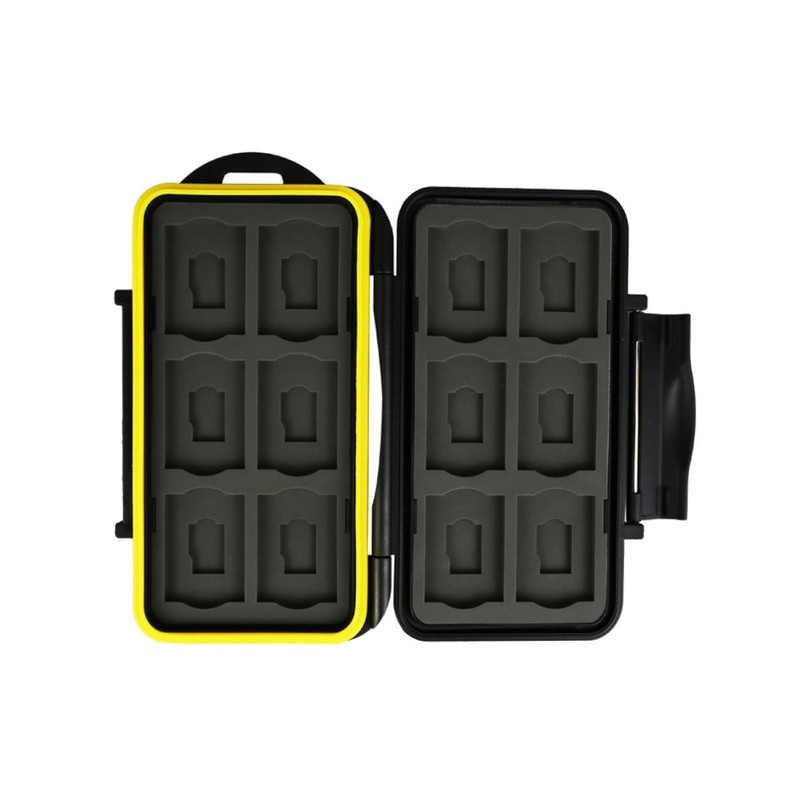 JJC Memory Card Protection Box for 12 Micro SD +