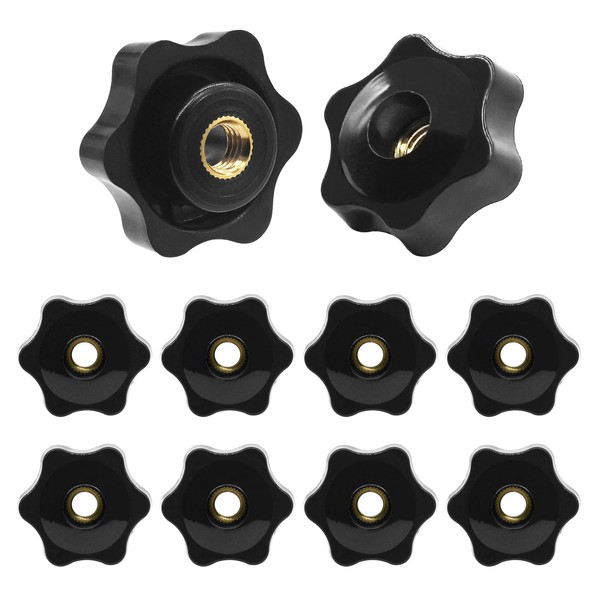 JJWNMLL 10PCS Clamping Screw Knob Star M8-Outer Diameter 38 Thumb