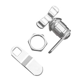 Prime Products 18-3060 5/8" Thumb Operated Lock with Straight and Offset Cam,Gold