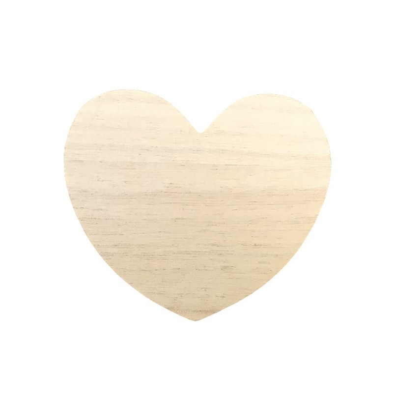 Heart Shaped Paulownia Box, Total Paulownia Box, S (Ideal for