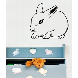 Vinyl Wall Decal Sticker Cute Bunny OS_MB310s