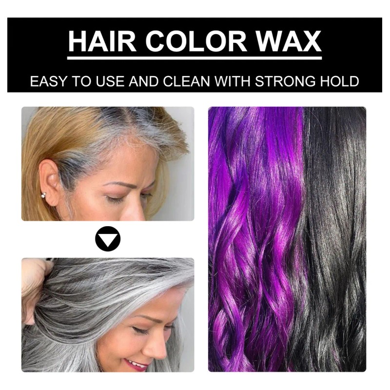 Cera Para Teñir El Cabello De 30 Ml, Crema Instantánea