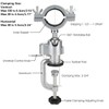OCGIG 360 Degree Bench Clamp Vises Grinder Holder Electric Drill