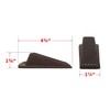 Shepherd Hardware 9133 Heavy Duty Rubber Door Wedge, Brown