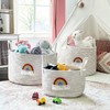 Organizador de pañales para bebés, con cesta de mano, cesta