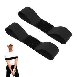Golf Swing Trainer Arm Band, Golf Arm Band Training Aid for Connected Arm Practice, Non-Slip Golf Swing Band, Easy to Carry