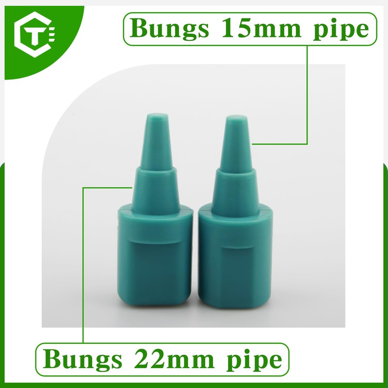 Plumbing and Heating Bungs, Includes 2 Internal Bungs and 2