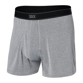 SAXX Underwear Co. Men's Daytripper Boxer Brief Fly 7Pk, Black/Grey/Navy, Large