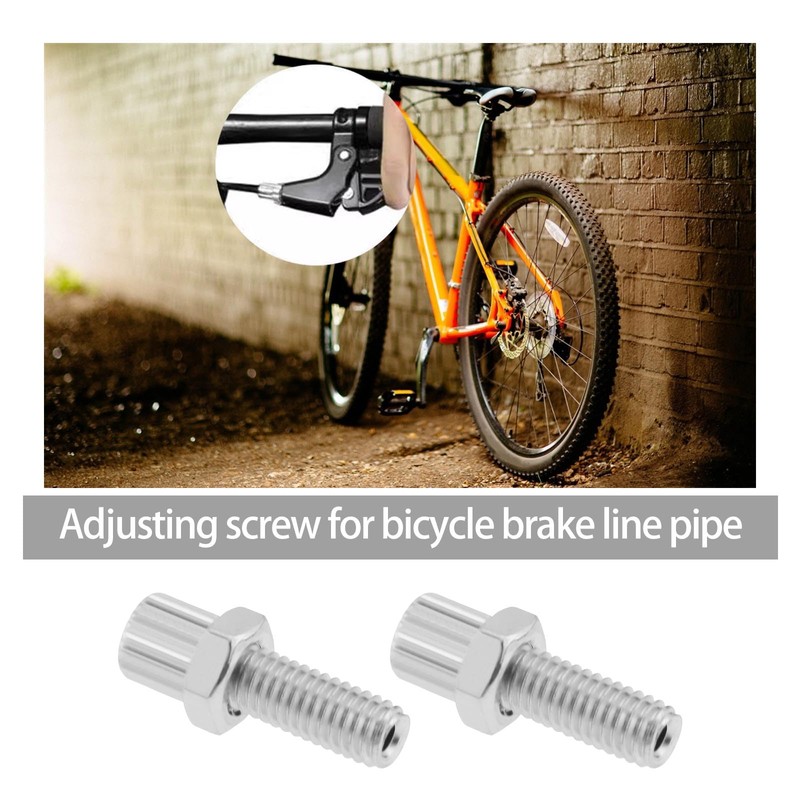 ECSiNG 10Pcs M6 Bike Brake Barrel Adjuster Bolts Bike Brake