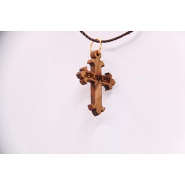 Olive Wood Orthodox Cross