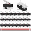 MKBKLLJY 25pcs AC 2A 125V 3 Pin SPDT Limit Micro