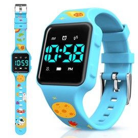 Potty Training Watch for Toddler with 14 Countdown, 7 Alarms, Music & Vibration Alerts - Waterproof Toddler Toilet Trainer for Boys & Girls