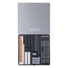 CRETACOLOR High-Quality Artist Set "Black & White Box" | 25-Piece