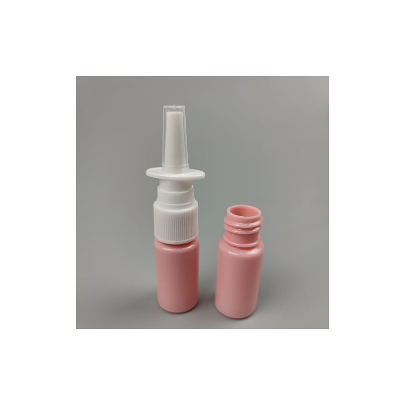 8 frascos atomizadores de nariz de 20 ml, rellenables, nasales,