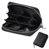 Yocipa Genuine Leather Coin Case, 6 Compartments, Women's, Mini Wallet,
