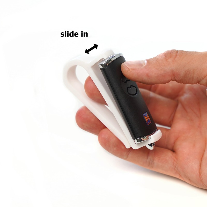 Sun Visor Mount Suitable for Hörmann Handheld Transmitter HSE4 868