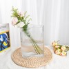 Ribbed Glass Vases for Flowers Clear Flower Vases for Centerpieces