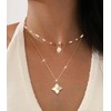 LOLIAS Women's Clover Chain 925 Silver Chain with Pendant Necklace