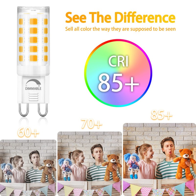 Winshine 10 Pack Dimmable LED Light Bulb 2700K Soft White,