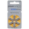 PowerOne Size 10 Hearing Aid Batteries - 50 x 6