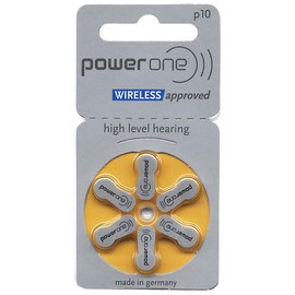 PowerOne Size 10 Hearing Aid Batteries - 50 x 6 Packs = 300 pcs.
