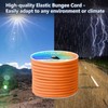 1/4 in x 50 ft Elastic Bungee Shock Cord,Neon Orange