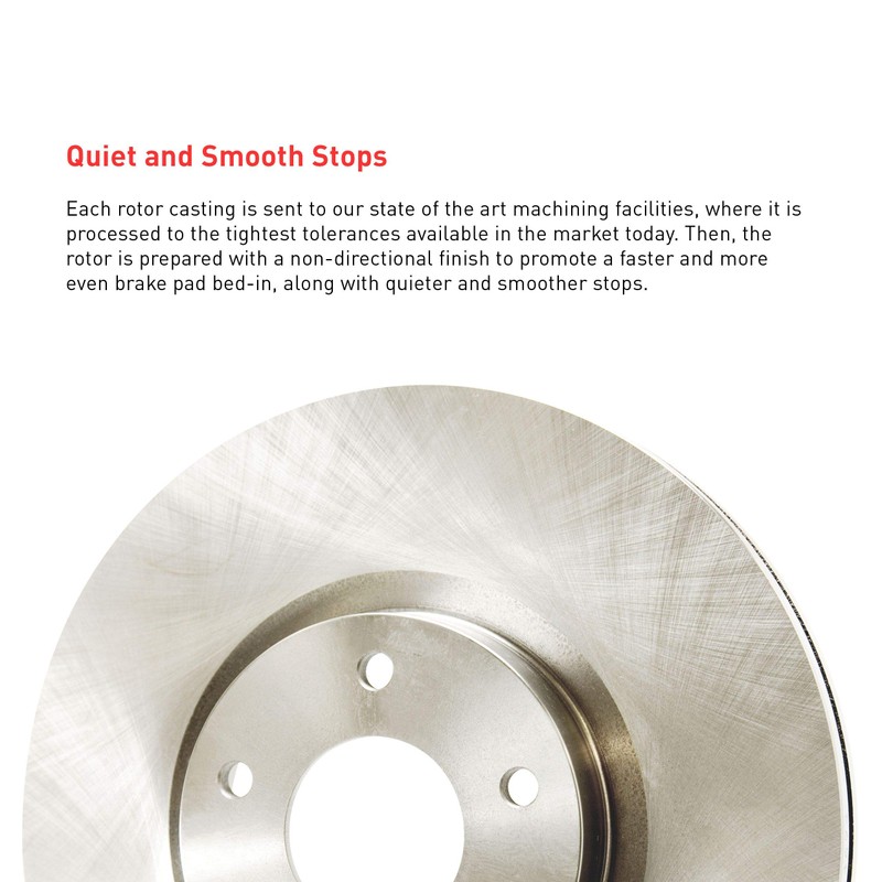 Dynamic Friction Company Rear Disc Brake Rotor 600-72029 (1) For