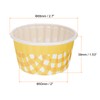 sourcing map 100 Pcs Standard Cupcake Liners Cupcake Cups Disposable