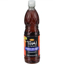 Thai Kitchen Premium Fish Sauce, 23.66 fl oz (Pack of 6) - Six 23.66 Fluid Ounce Bottles of Fish Sauce Crafted for Dressings and Marinades for a Sweet, Tangy and Spicy Flavor