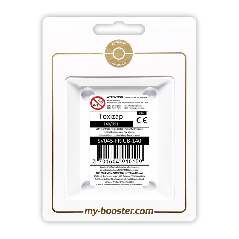 my-booster Pokémon Company SV045-FR-UB-140, Multi-Colour