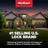 Kwikset Uptown Deadbolt Lock, Venetian Bronze Round Exterior Keyed Front