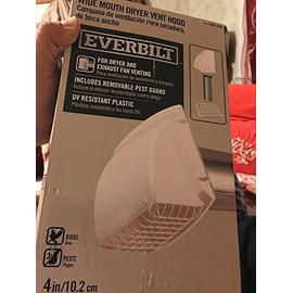 Everbilt 3571115 Everbilt Wide Mouth Dryer Vent Hood in White