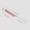 HYOUJIN Rattail Carbon Comb - Wide Tooth, Teasing, Metal Parting,