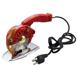 Hercules HRK-100 5-Speed Electric Rotary Cutter for Cloth, Leather, Natural and Synthetic Fabrics – 4 Inch Single & Multi-Layer Round Knife Cutting Machine