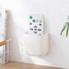 Lunmore 2 Pack Wall Mounted Remote Control Holder with Adhesive