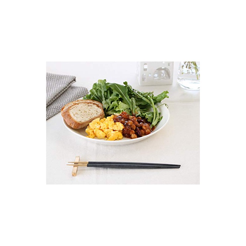 Cutipol GOA Black Gold Chopsticks + Chopsticks Rest Set G029G