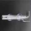 High Transparent Crystal Glass Aquarium Bubble Counter Screw Fish Tank
