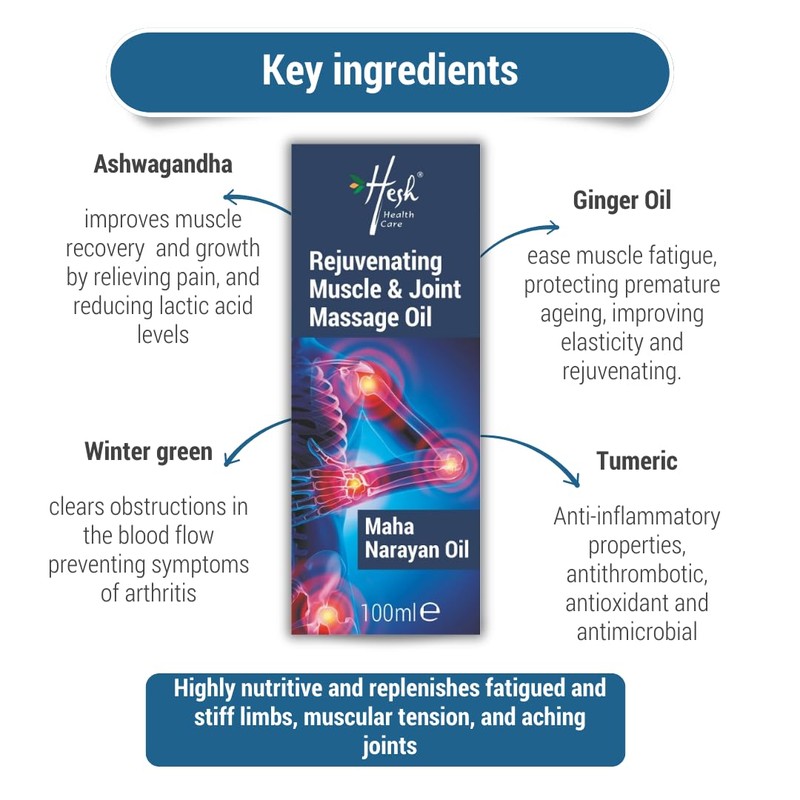 Mahanarayan Oil Soothes Sore Muscles, Supports Healthy and Comfortable Joints