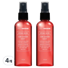 Paul Madison Steam Glow Ceramide Mist, 4, 100ml / 폴메디슨 스팀글로우 세라마이드 미스트, 4개, 100ml