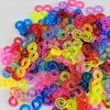 GAADSKCER 1000 Pcs S Clips Rubber Band Bracelet kit Rubber