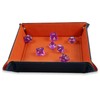 shibby Foldable Cube Tray Cube Mat Made of Faux Leather