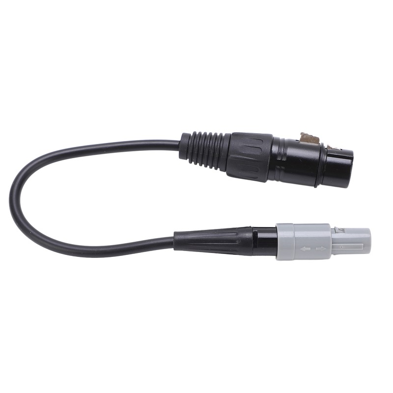 Aviation Headset Adapter 6pin LEMO to 5pin XLR High Density