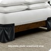 Bare Home Adjustable Wrap Around Ruffled Bed Skirt - 15-inch