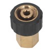 Pressure Washer Adapter Brass Rubber Anti Corrosion G1/4in to M22